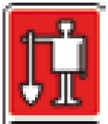 Ideal Frankfurter Lopata cu treapta arcuita