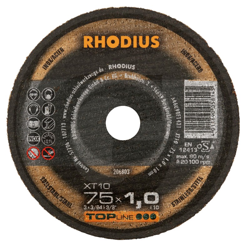 RHODIUS Disc de taiere XT10 - XT10