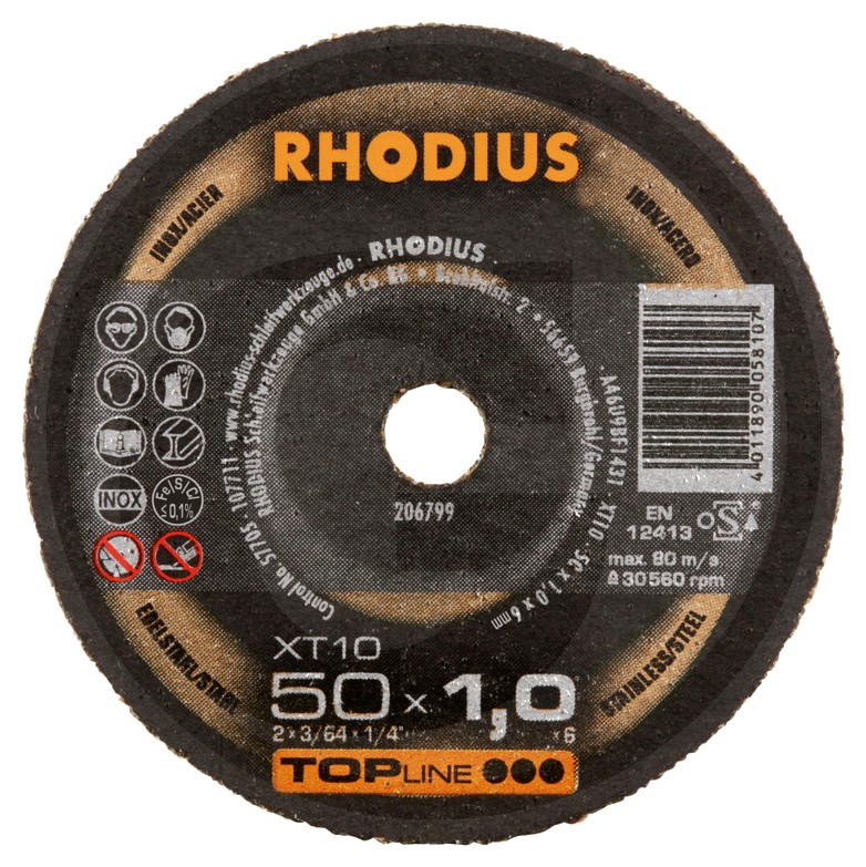 RHODIUS Disc de taiere XT10 - XT10