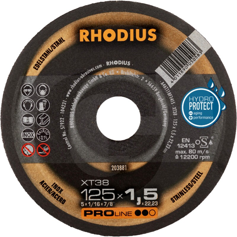RHODIUS Disc de taiere XT38 - XT38