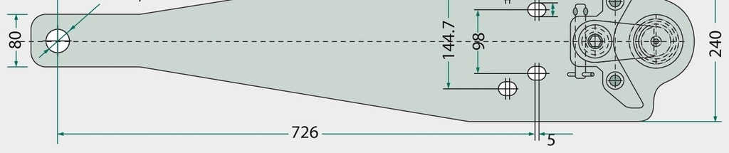 Walterscheid Insertie bila de tractare System 80 Kugel 80