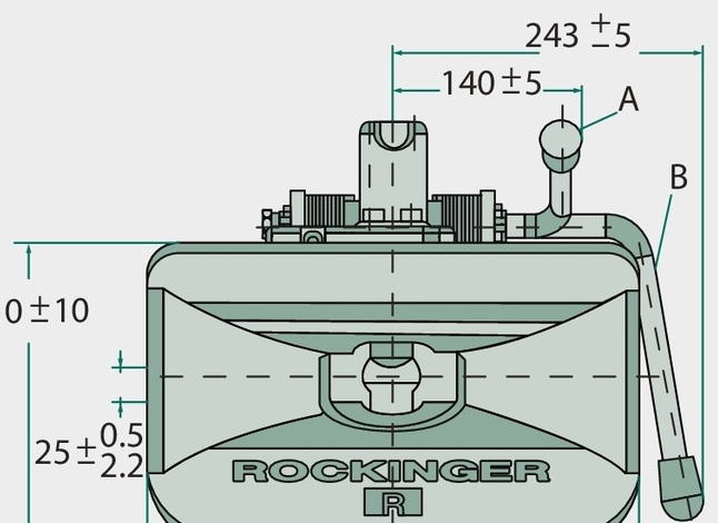 Rockinger Cupla de tractare complet automata RO 400-1