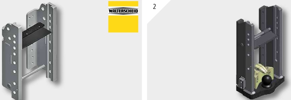 Walterscheid Suport cupla Negru