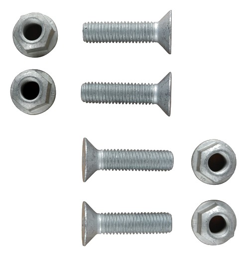 Rockinger Set suruburi pentru placa de baza 40 mm