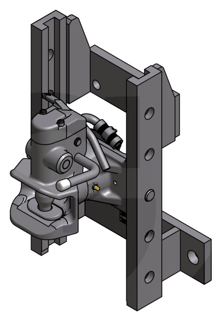 Rockinger Capra cu cuplaj bolt Schwarz