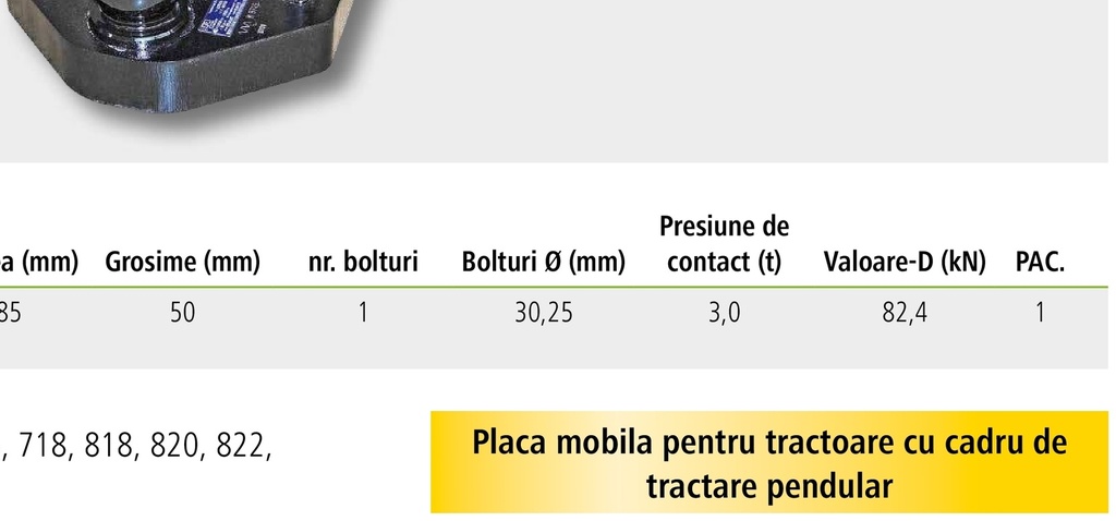 Scharmüller Consolă sudată - K50, ptr. sistem directie
