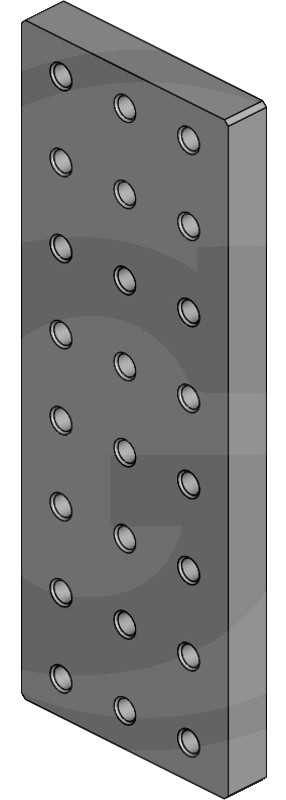 Scharmüller Placa de sudura 162 mm