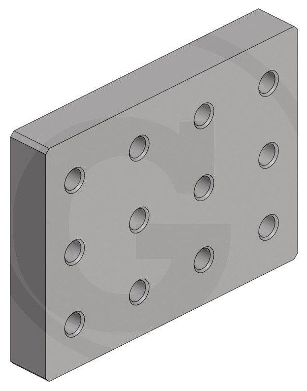 Scharmüller Placa de sudura 162 mm