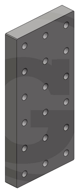 Scharmüller Placa de sudura 422 mm