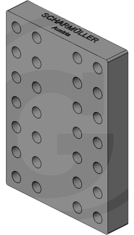 Scharmüller Placa de sudura 280 mm
