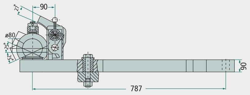 Scharmüller Placa portanta K80 868 mm