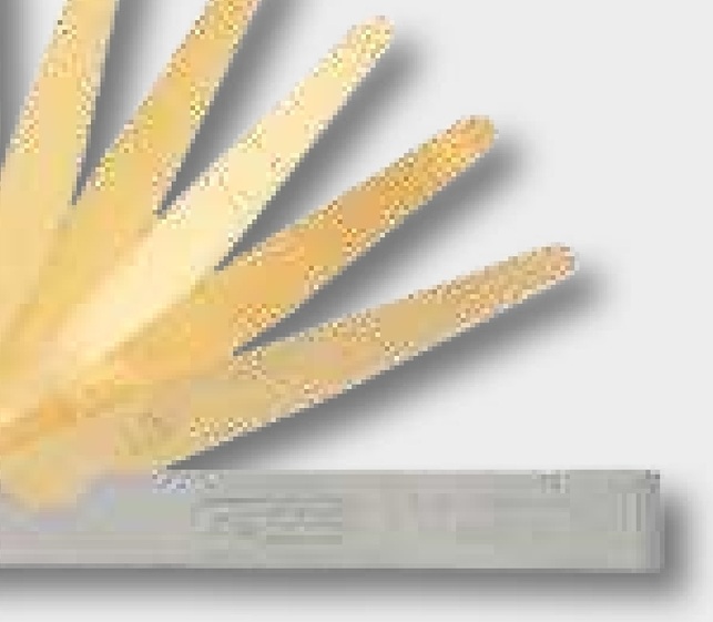 KS Tools Calibru anti-magnetic din alama, 20 coli - 05 - 1 mm