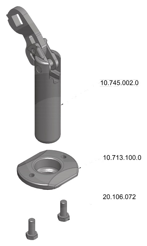Scharmüller Set bolturi de cuplare - cu bucsa