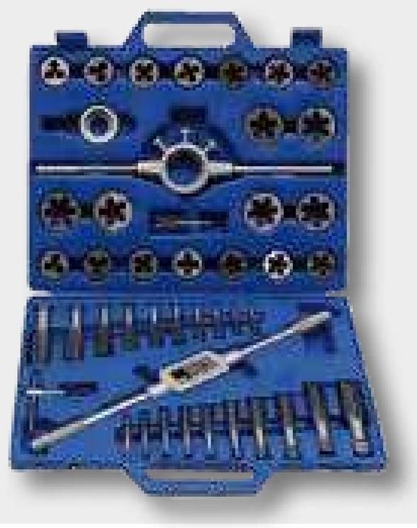 KS Tools Set de scule tăiere filete HSS - format din 32 piese