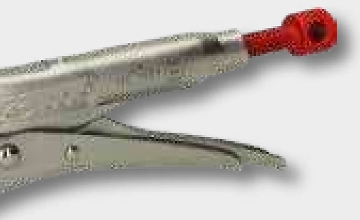 KS Tools Gripzange - V-Backen, 185 mm