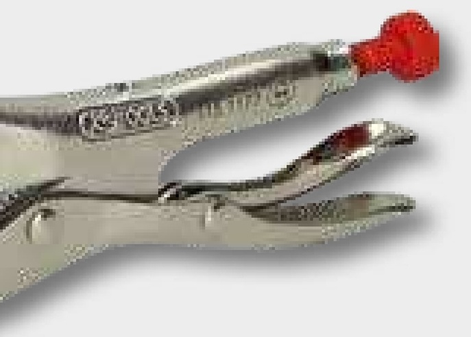 KS Tools Gripzange, gerade Backen - gerade Backen, 28,5 mm, L = 175 mm