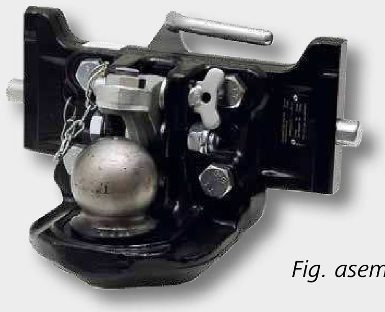 Scharmüller Cupla tractare negru