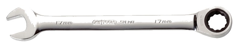 KS Tools GEARplus® Ratschenringmaulschlüssel, 27 mm 358 mm