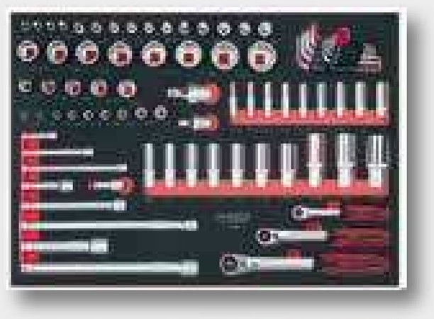 KS Tools SCS Set cioane si dalti, dimensiune in toli - 31-buc.
