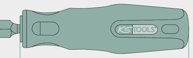 KS Tools Răzuitor triunghiular tubular 325 mm