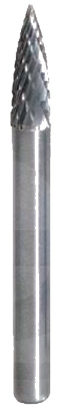 KS Tools HM Stift frezare ascutit forma G, 3mm 120 mm