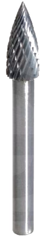 KS Tools HM Stift frezare ascutit forma G, 8mm 145 mm