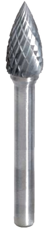 KS Tools HM Stift frezare ascutit forma G, 10mm 145 mm