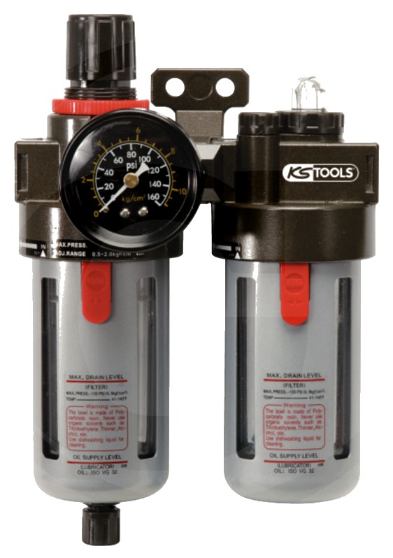 KS Tools 3/8" Unitate de mentenanta cu aer comprimat, 0,5-12bar 12 bar