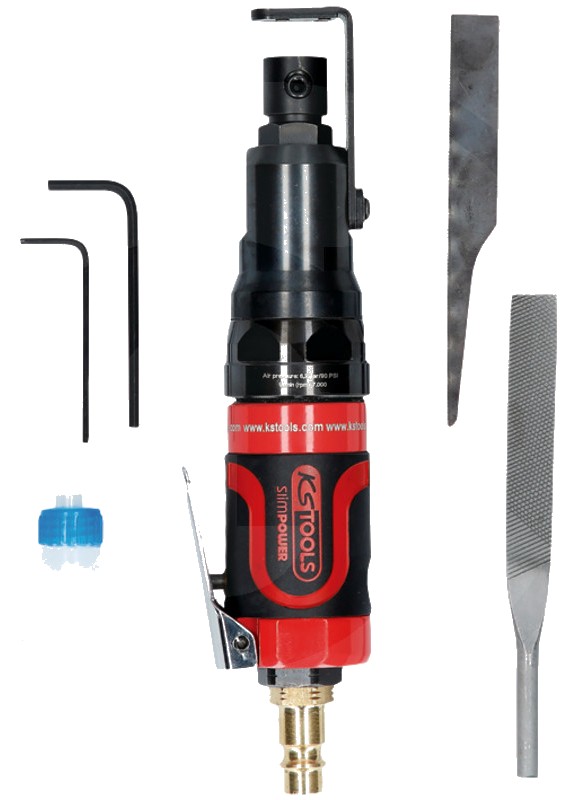 KS Tools SlimPOWER Ferastrau pentru caroserie cu aer comprimat 170 mm