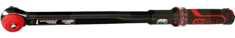 KS Tools Cheie dinamometrică cu clichet, 1/2" - ERGOTORQUE®precizie, buton rotativ, 40-200 Nm