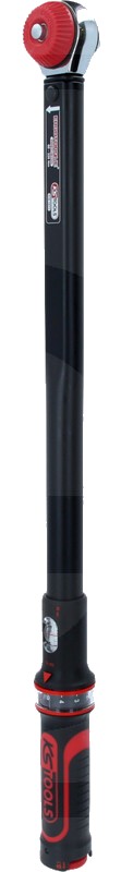 KS Tools Cheie dinamometrică cu clichet, 1/2" - ERGOTORQUE®precizie, buton rotativ, 60-320 Nm