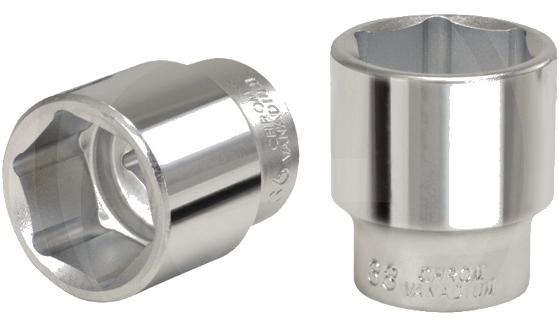 KS Tools 3/4" CLASSIC Sechskant-Stecknuss, kurz, 52 mm
