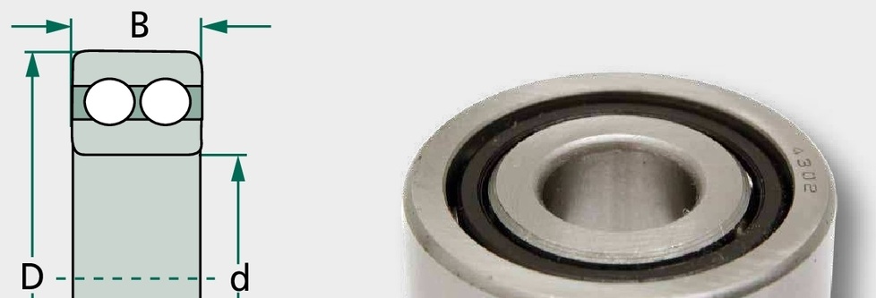 Rulment cu role canelate 4308 40 mm