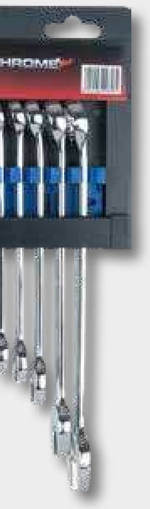 KS Tools CHROMEplus® Ringmaulschlüssel-Satz, abgewinkelt, 13-tlg., 6-22mm 338 mm