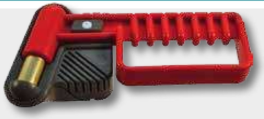 KS Tools Lampa de urgenta Pentru situatii de urgenta, 9 functii intermitente, impermebail conform IP54, inlclude 1 x CR 