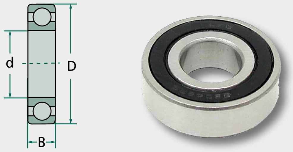 Rulment cu role canelate 6212 60 mm