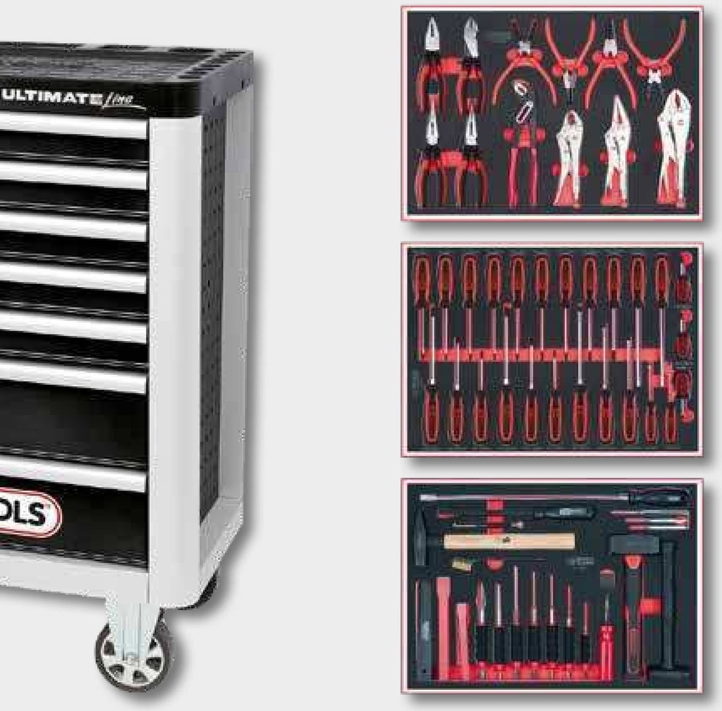 KS Tools SCS Set dalti si ciocane - 21-buc.