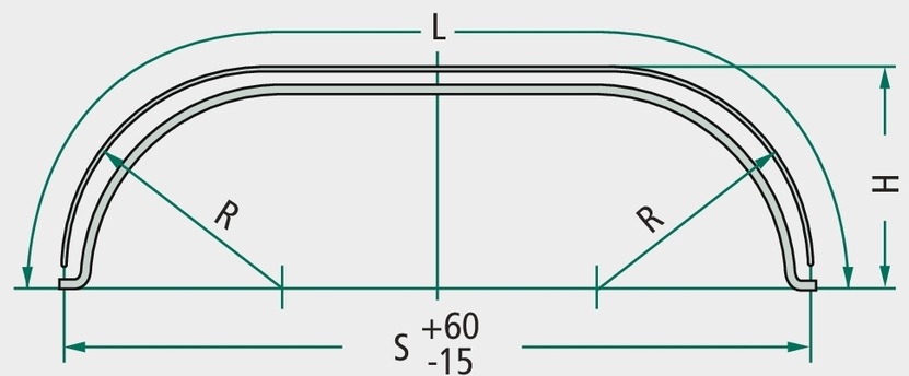 AL-KO Aripă polimer B240 H345 TA 240 Basic