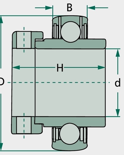 Rulment radial 16210 50 mm