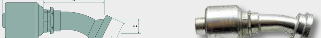 Gates PNE 25 SFL 1" 30° - Niplu de presare GATES