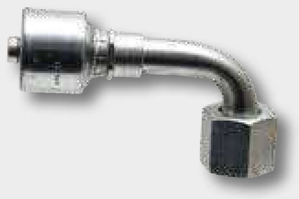 Gates PNE 08 DKJ 9/16" 90° SL=23 - Niplu de presare GATES
