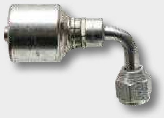 Gates PNE 06 DKJ 1/2" 90° SL=28,7 - Niplu sertizare GATES