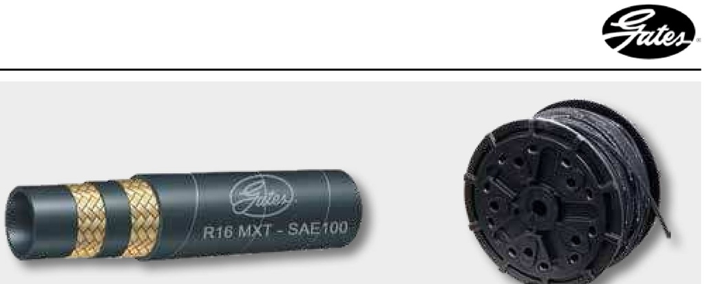 Gates PU=25 06MXTXCL DN-10 Furtun 3/8" DN 10 - 3/8"