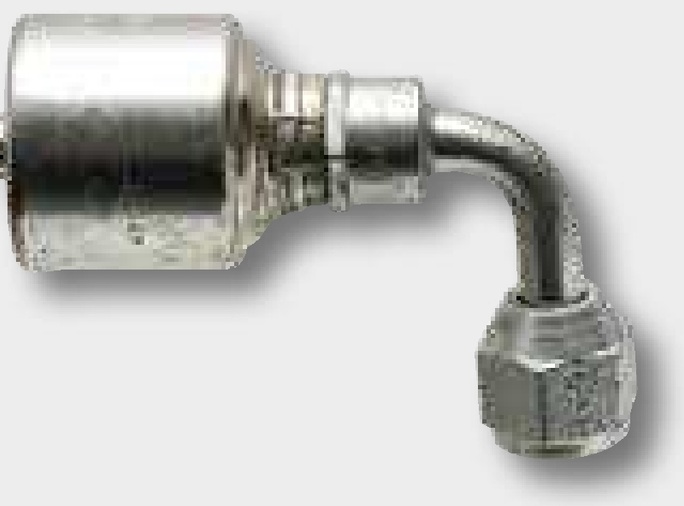 Gates PNE 10 DKJ 3/4" 90° SL=64 - Niplu de presare GATES