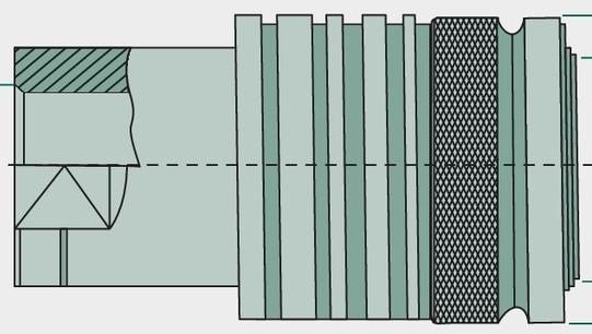 KS 1 (G1") DN25-BG6 - Stecher filet interior
