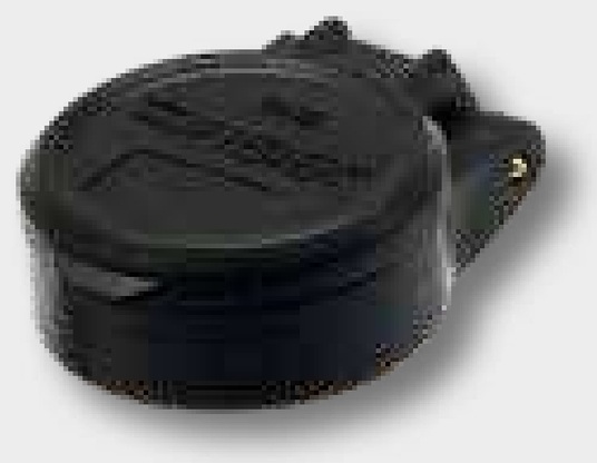 Clapeta protectie KM DN12-BG3, albastru - cu sistem de blocare