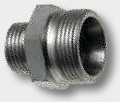 GA M36 (28L) M-MET 24° x 1 M-BSP - Gerader Adapter