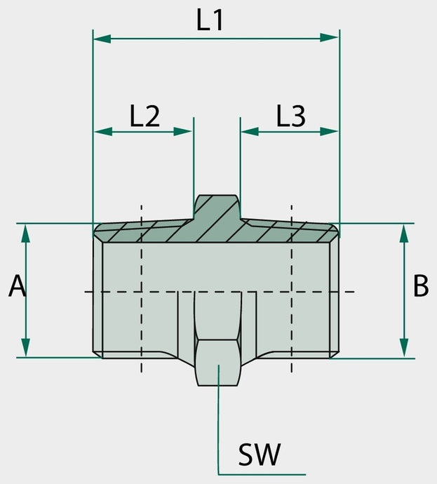 GA 3/4 M-NPT x 3/4 M-NPT - Gerader Adapter