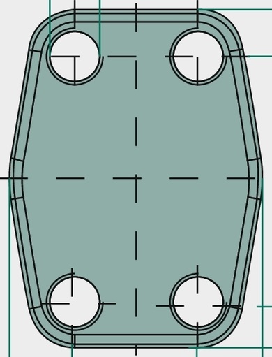 Flanșă de etanșare SAE 1,1/2 "6000 420 bar