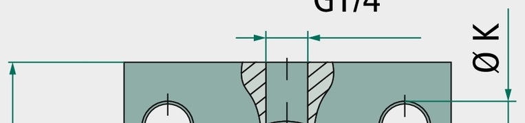 Placă intermediară SAE 3/4 "3000 A +